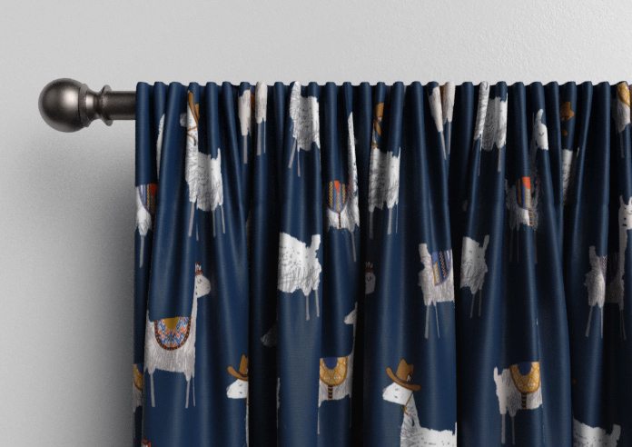 Alpaca, Indigo - Made to Measure Curtains - Image 9